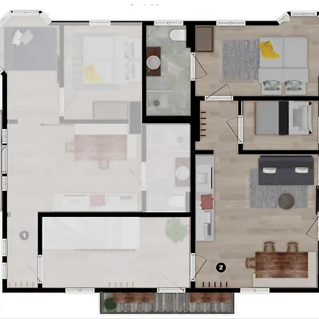 招待所 Villakraft 巴德加斯坦